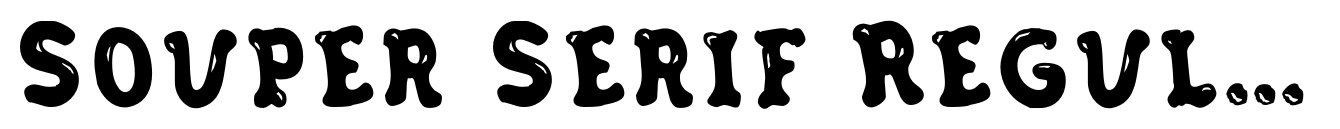 Souper Serif Regular